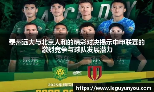 泰州远大与北京人和的精彩对决揭示中甲联赛的激烈竞争与球队发展潜力